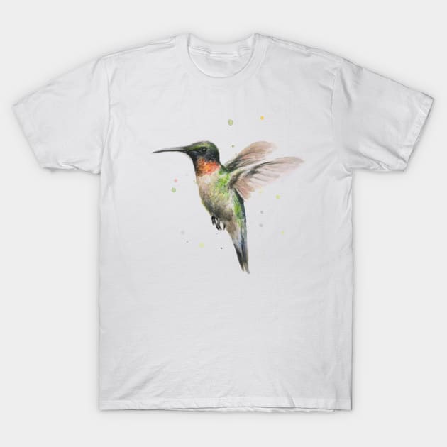 Hummingbird T-Shirt by Olechka